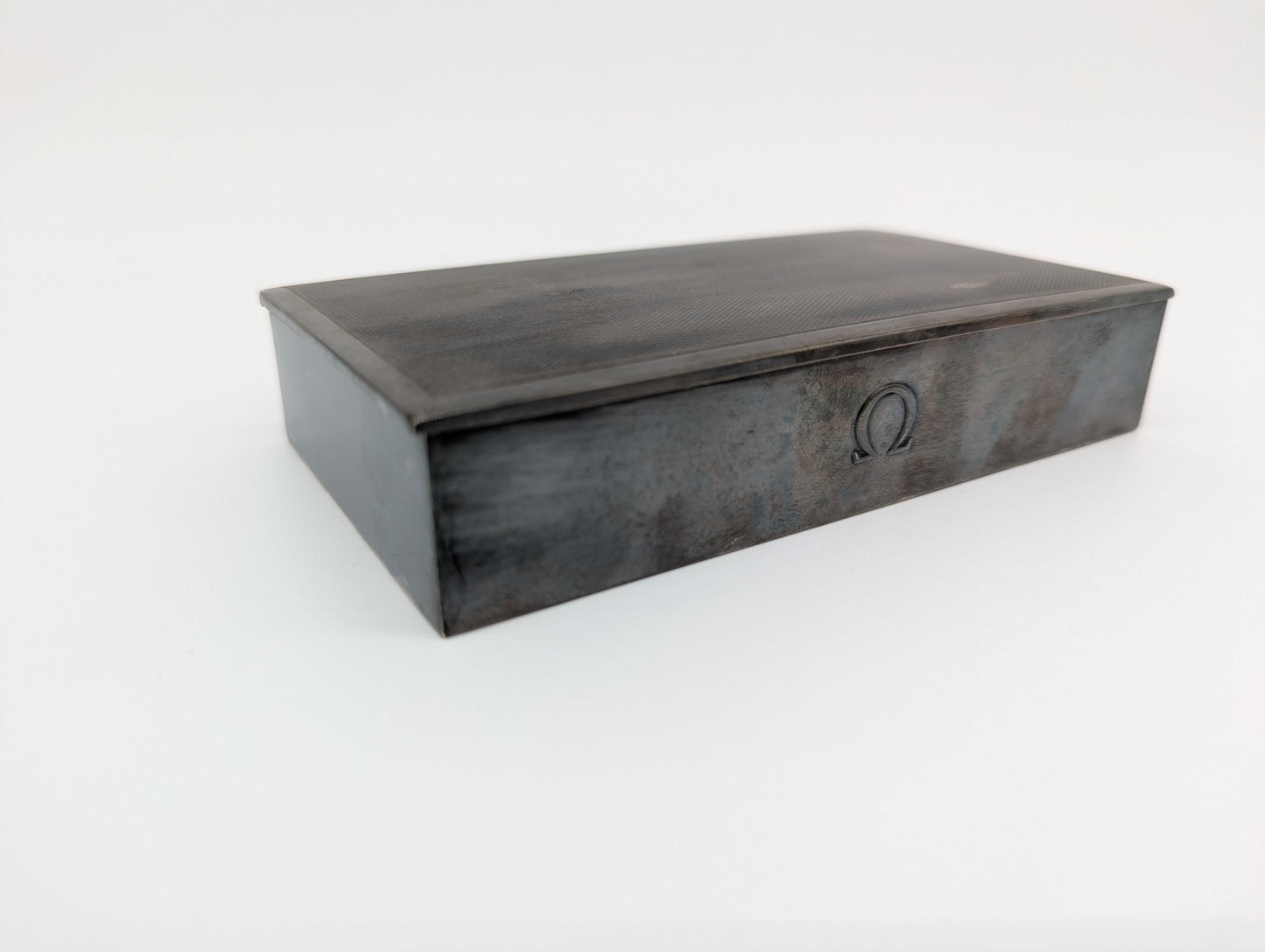 Omega Sterling Silber 925er Uhren Schatulle Box