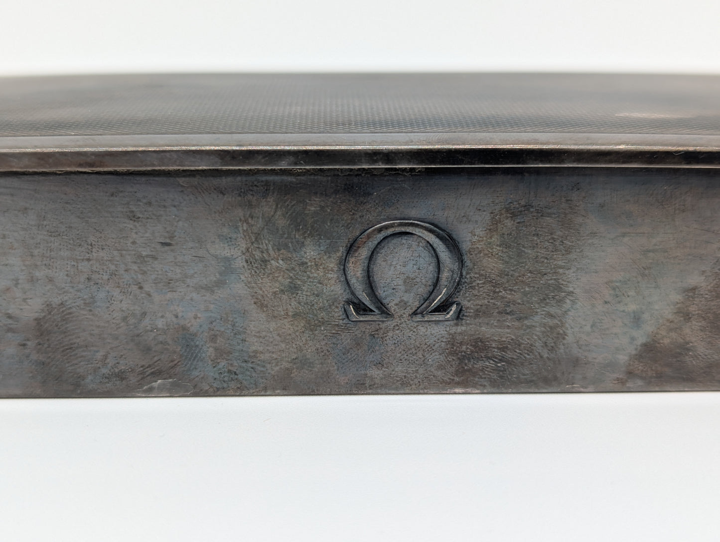 Omega Sterling Silber 925er Uhren Schatulle Box