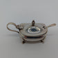 Dreiteiliges Sterling Silber 925er Condiment Set Salz Pfeffer