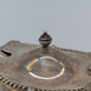 Dreiteiliges Sterling Silber 925er Condiment Set Salz Pfeffer