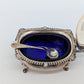 Dreiteiliges Sterling Silber 925er Condiment Set Salz Pfeffer