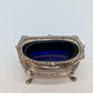 Dreiteiliges Sterling Silber 925er Condiment Set Salz Pfeffer