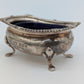 Dreiteiliges Sterling Silber 925er Condiment Set Salz Pfeffer