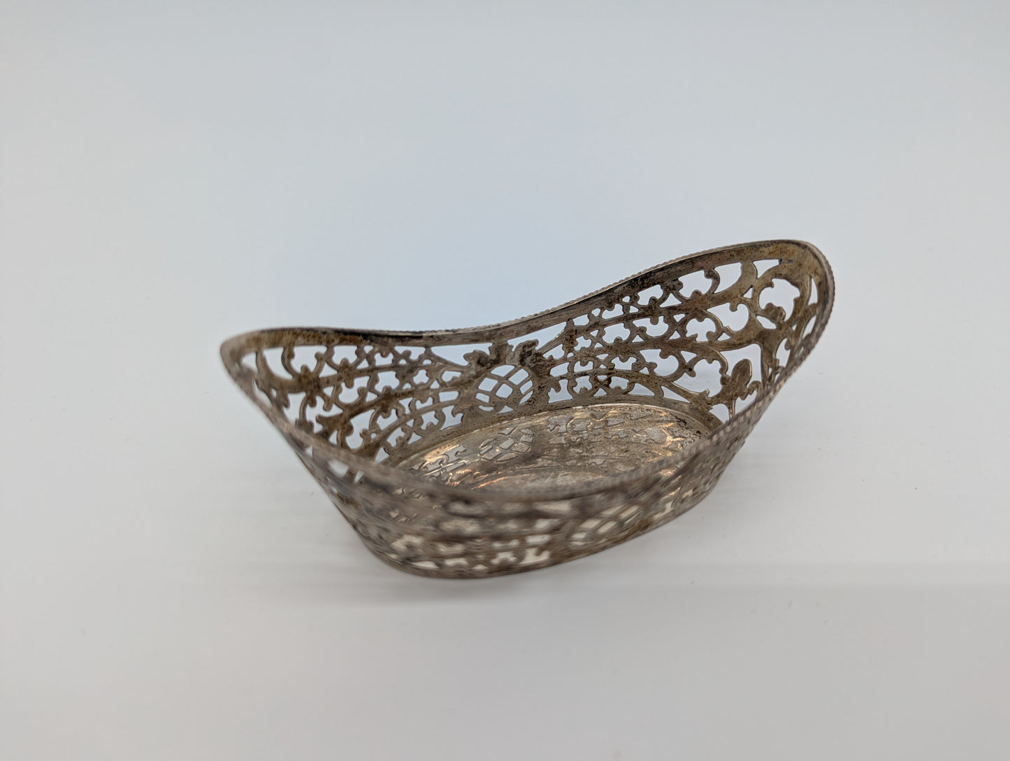 Schale 800er SIlber Deutsche Meistermarke Halbmond Krone