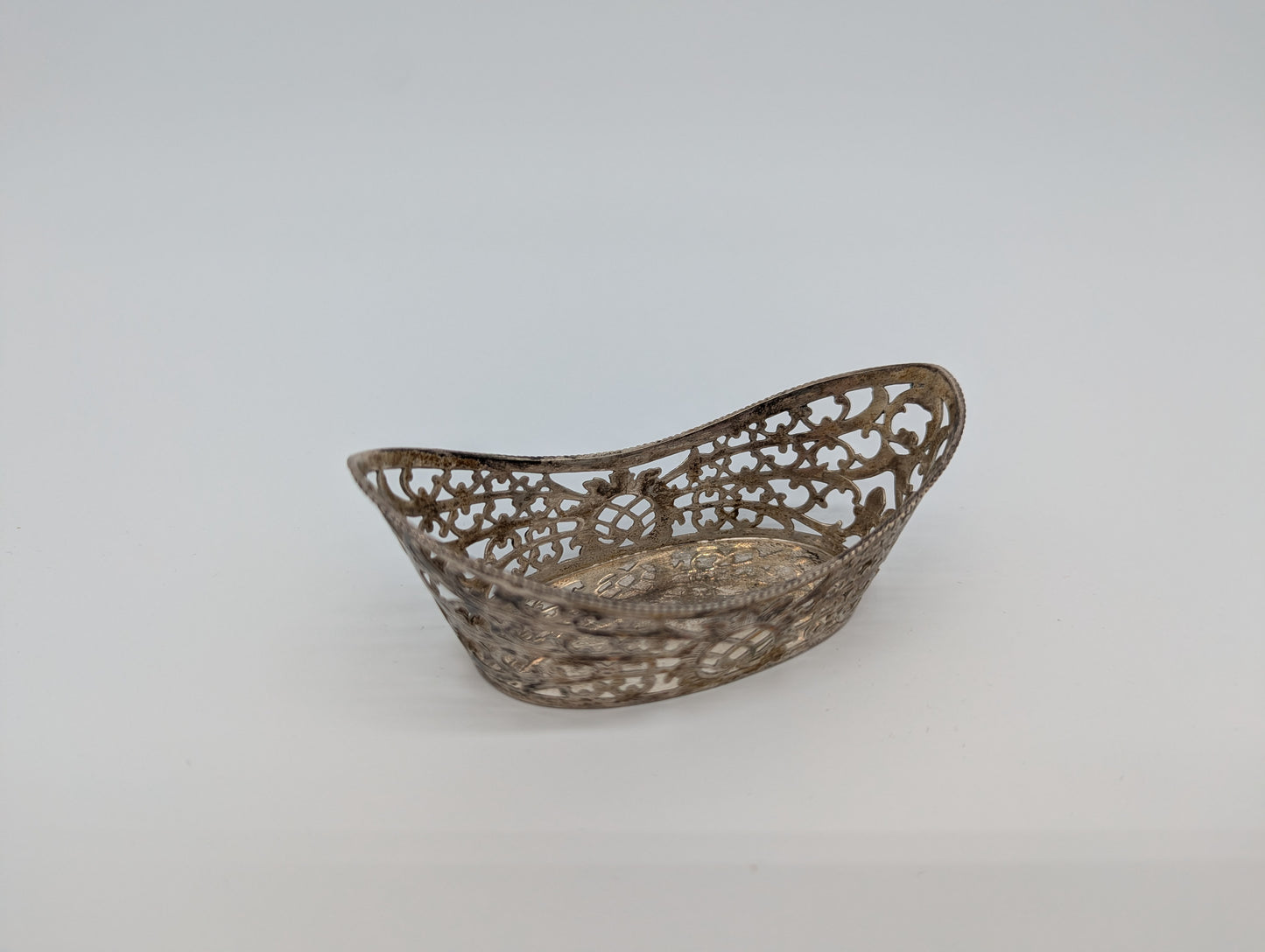 Schale 800er SIlber Deutsche Meistermarke Halbmond Krone