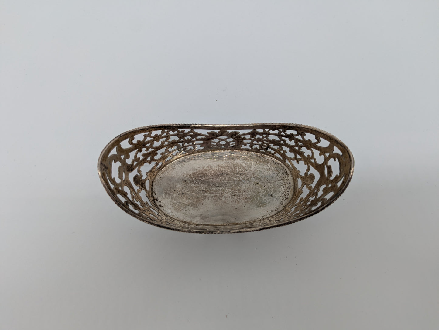 Schale 800er SIlber Deutsche Meistermarke Halbmond Krone