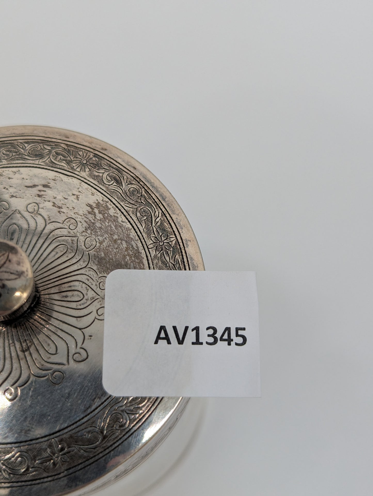 830er Silber Teedose Vorratsdose graviert verziert Dose Box