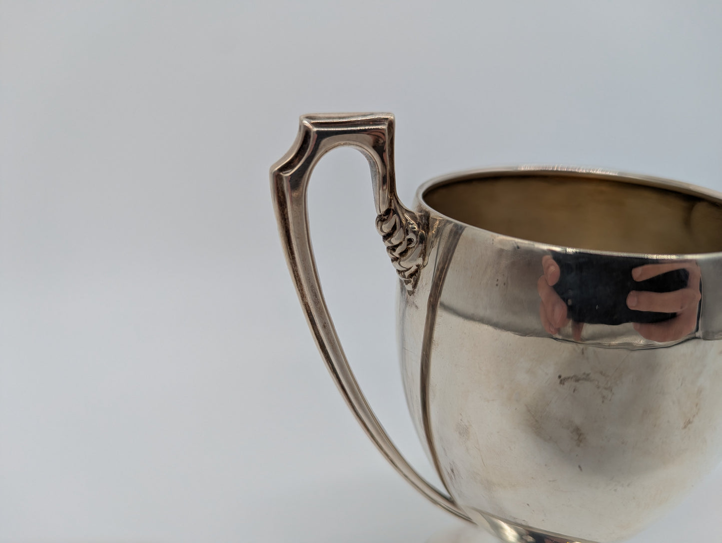 Pokal Sterling Silber 925er Britische Meistermarke Henkelvase Vase