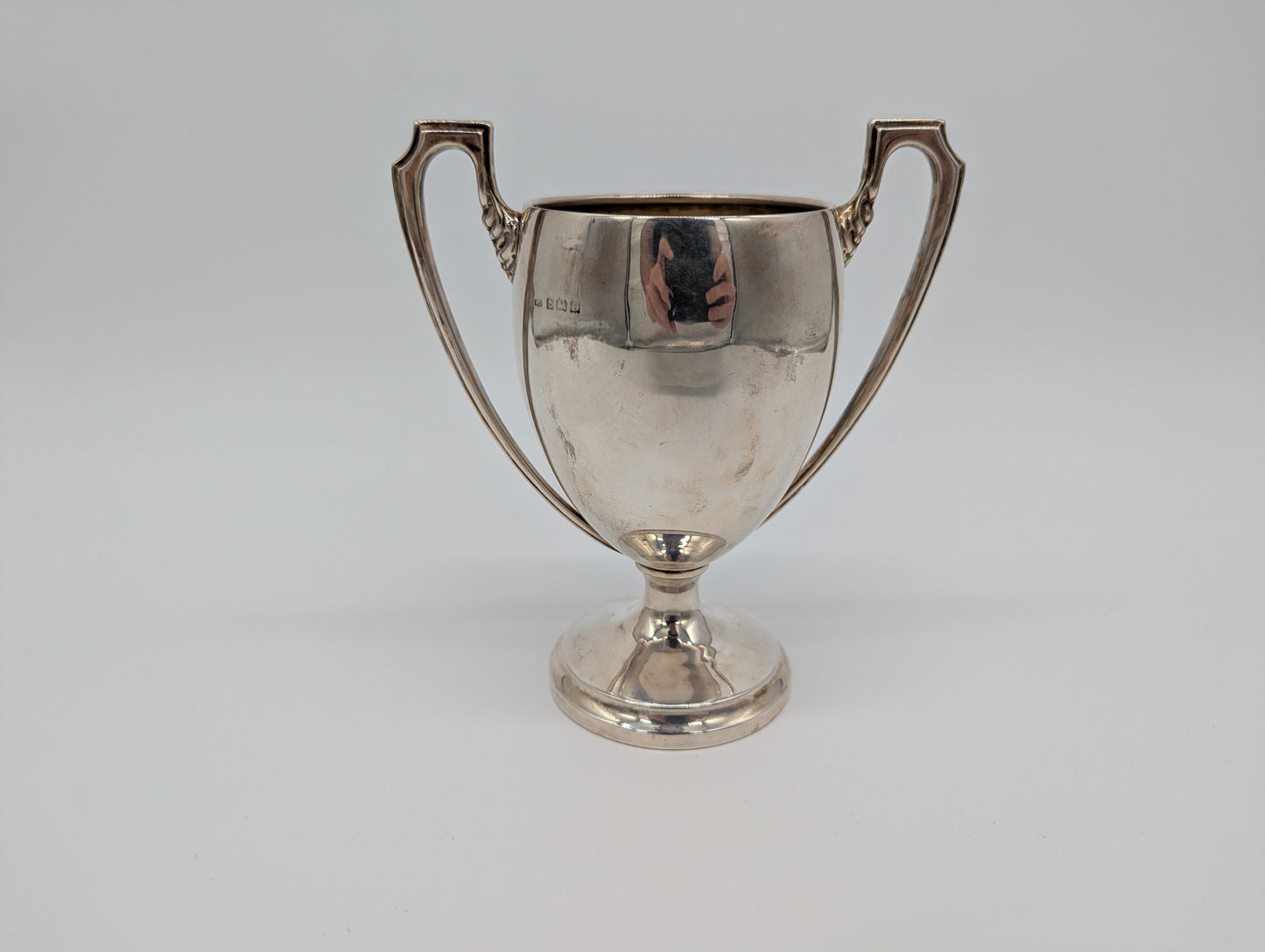 Pokal Sterling Silber 925er Britische Meistermarke Henkelvase Vase