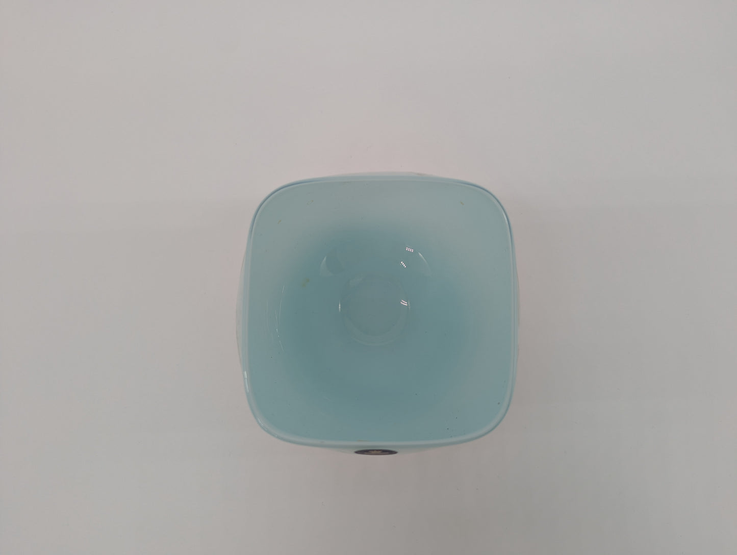 Royal Copenhagen Türkise Vase Schale Kristallglas Blumenvase Vintage