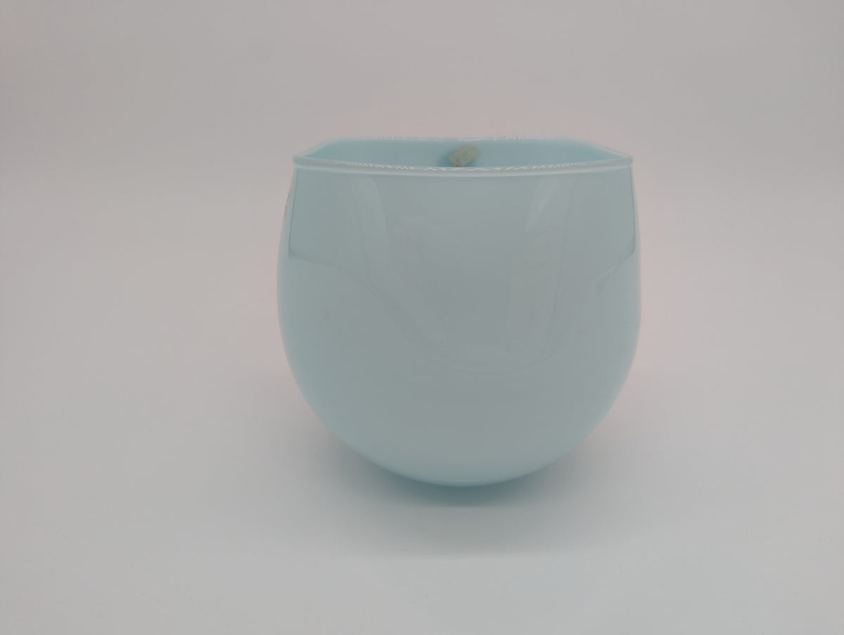 Royal Copenhagen Türkise Vase Schale Kristallglas Blumenvase Vintage – Gallery Jarrodi
