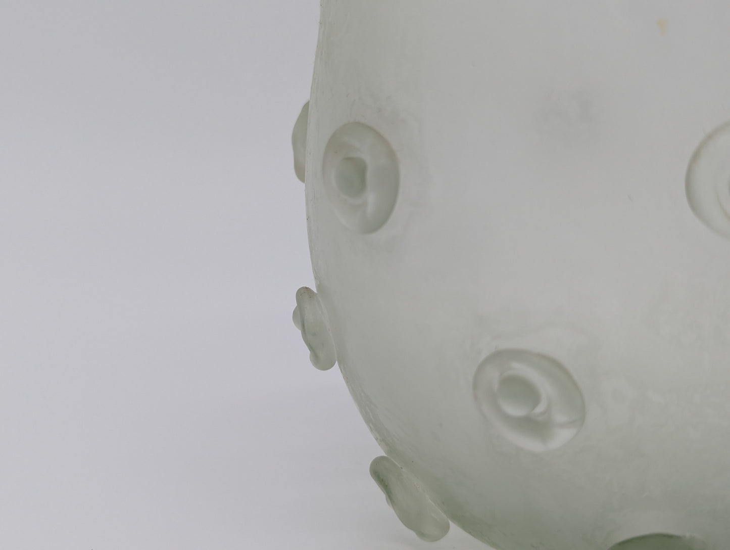 Glasvase Blumenvase CCAA Glasgalerie Mid Century Art im Römischen Stil