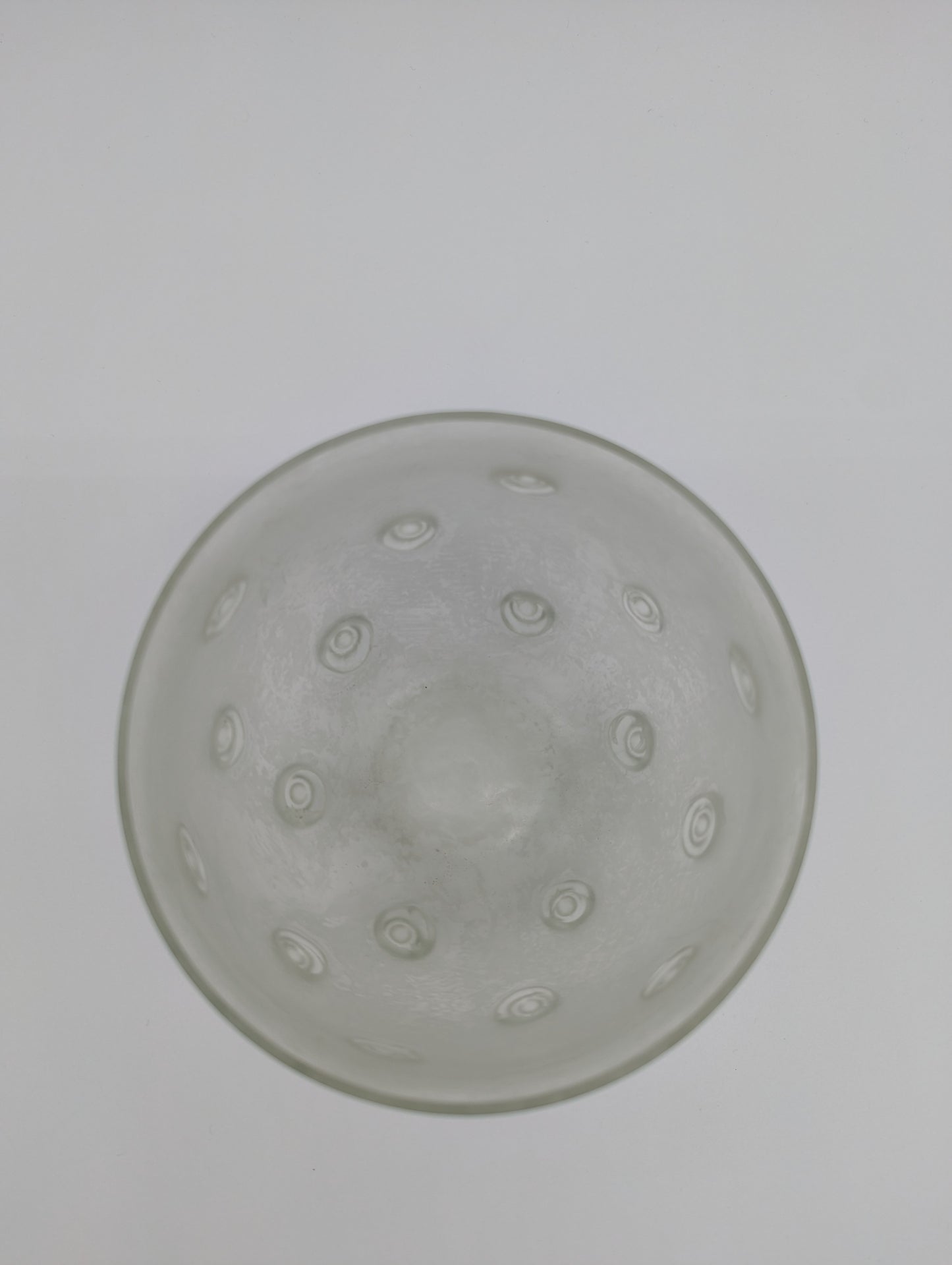 Glasvase Blumenvase CCAA Glasgalerie Mid Century Art im Römischen Stil