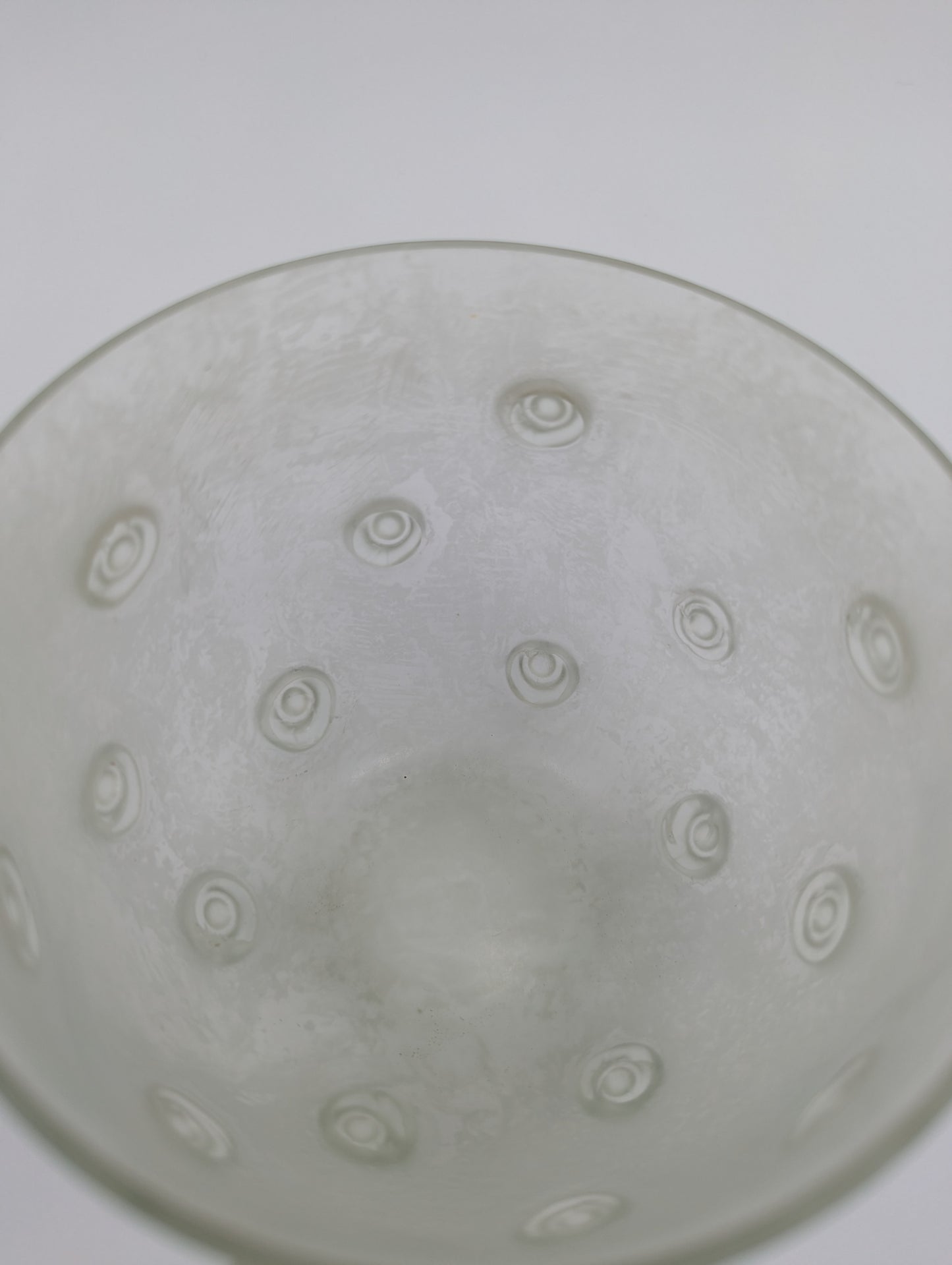 Glasvase Blumenvase CCAA Glasgalerie Mid Century Art im Römischen Stil