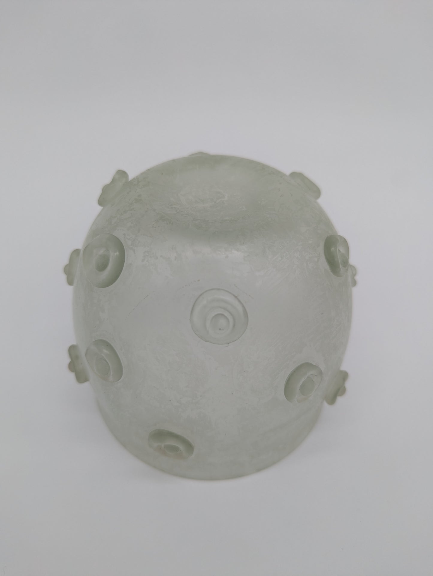 Glasvase Blumenvase CCAA Glasgalerie Mid Century Art im Römischen Stil