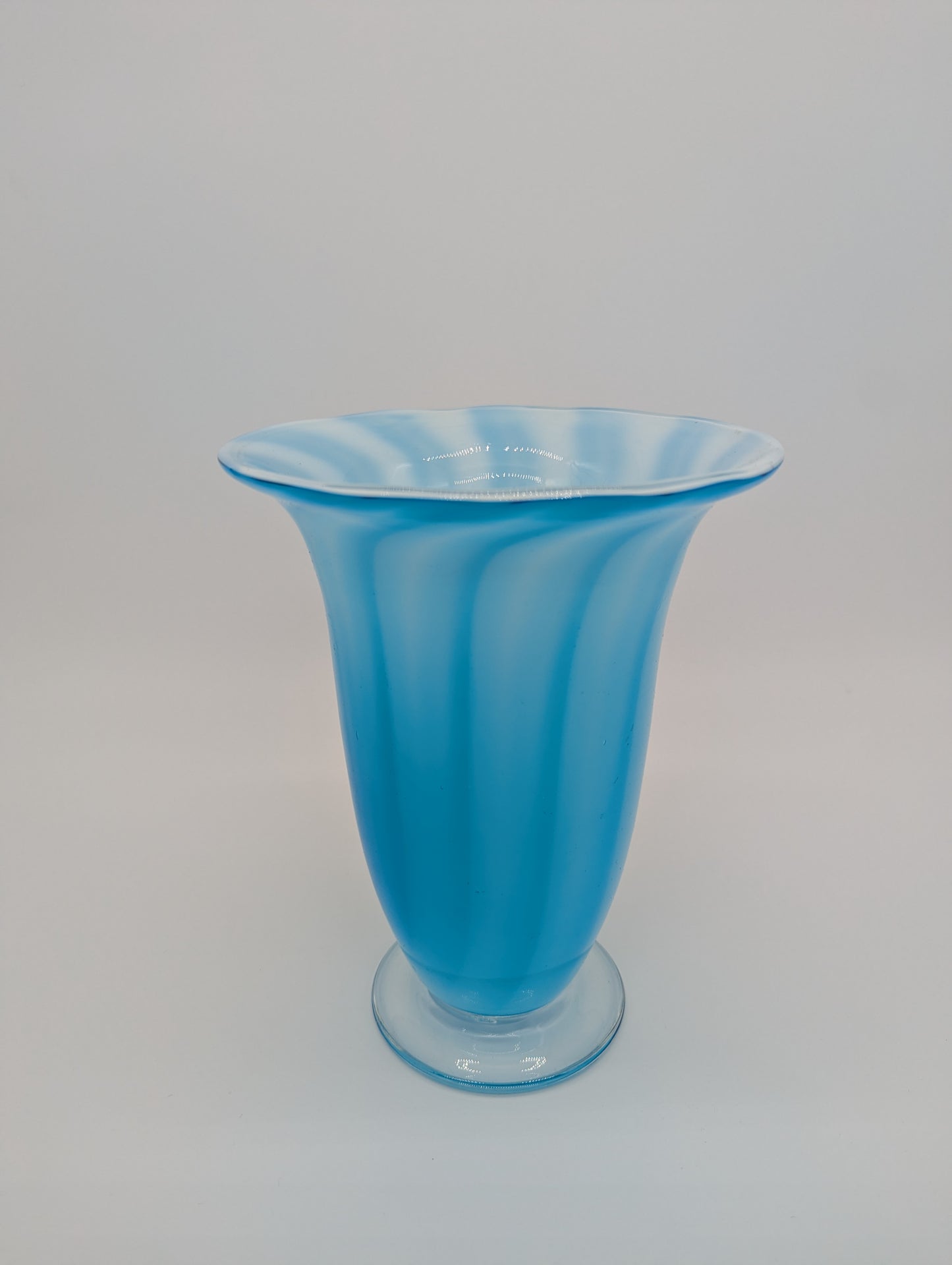 Murano Stil Italienische Glasvase Blumenvase Mundgeblasen