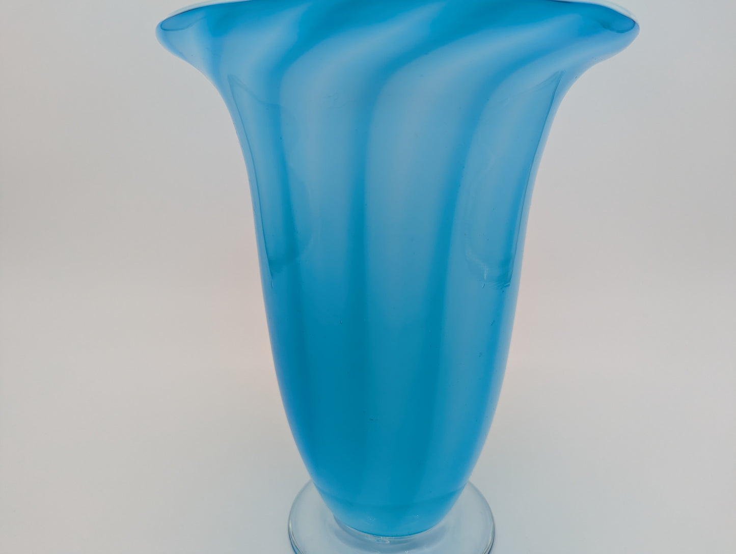 Murano Stil Italienische Glasvase Blumenvase Mundgeblasen