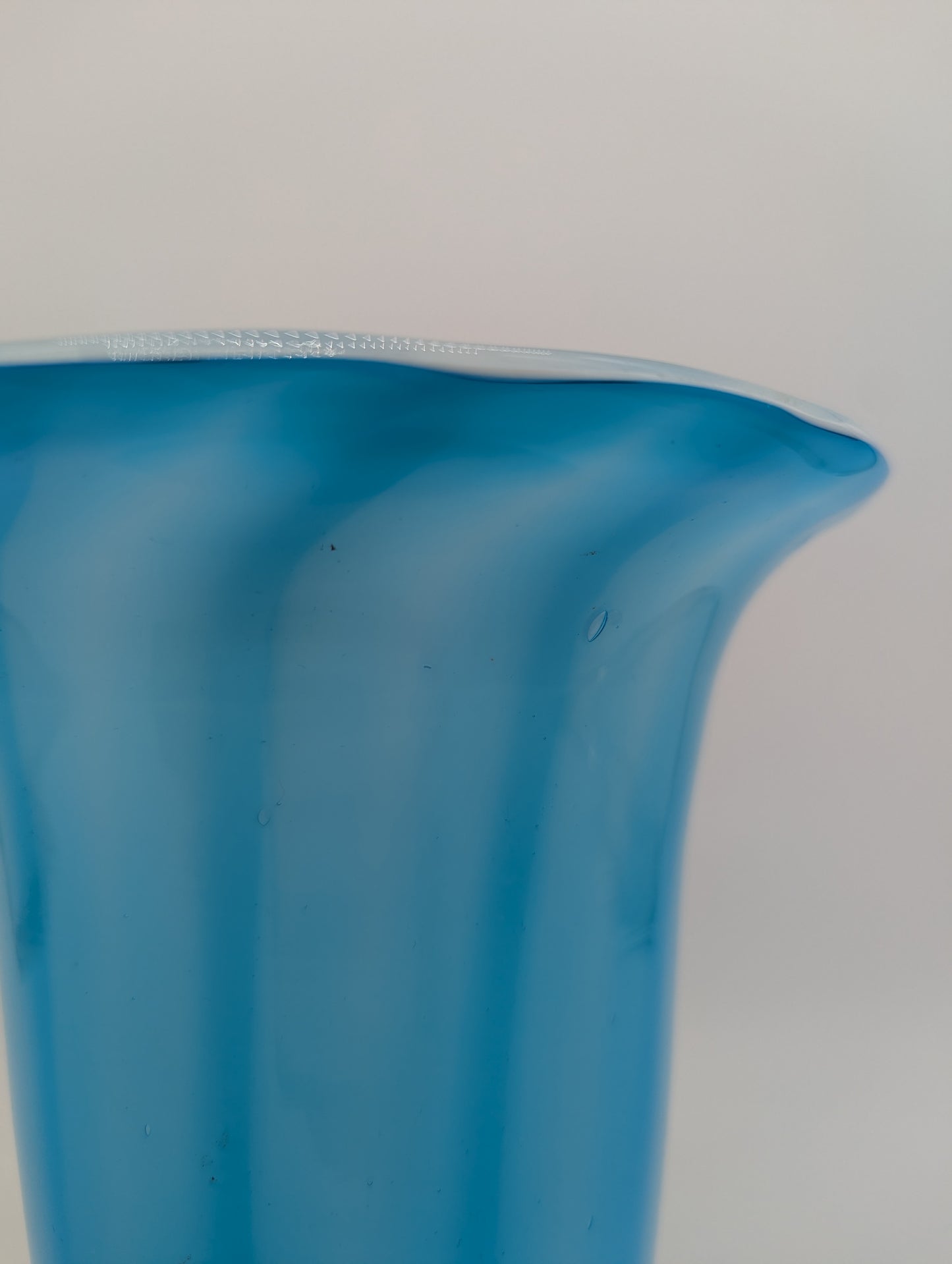 Murano Stil Italienische Glasvase Blumenvase Mundgeblasen