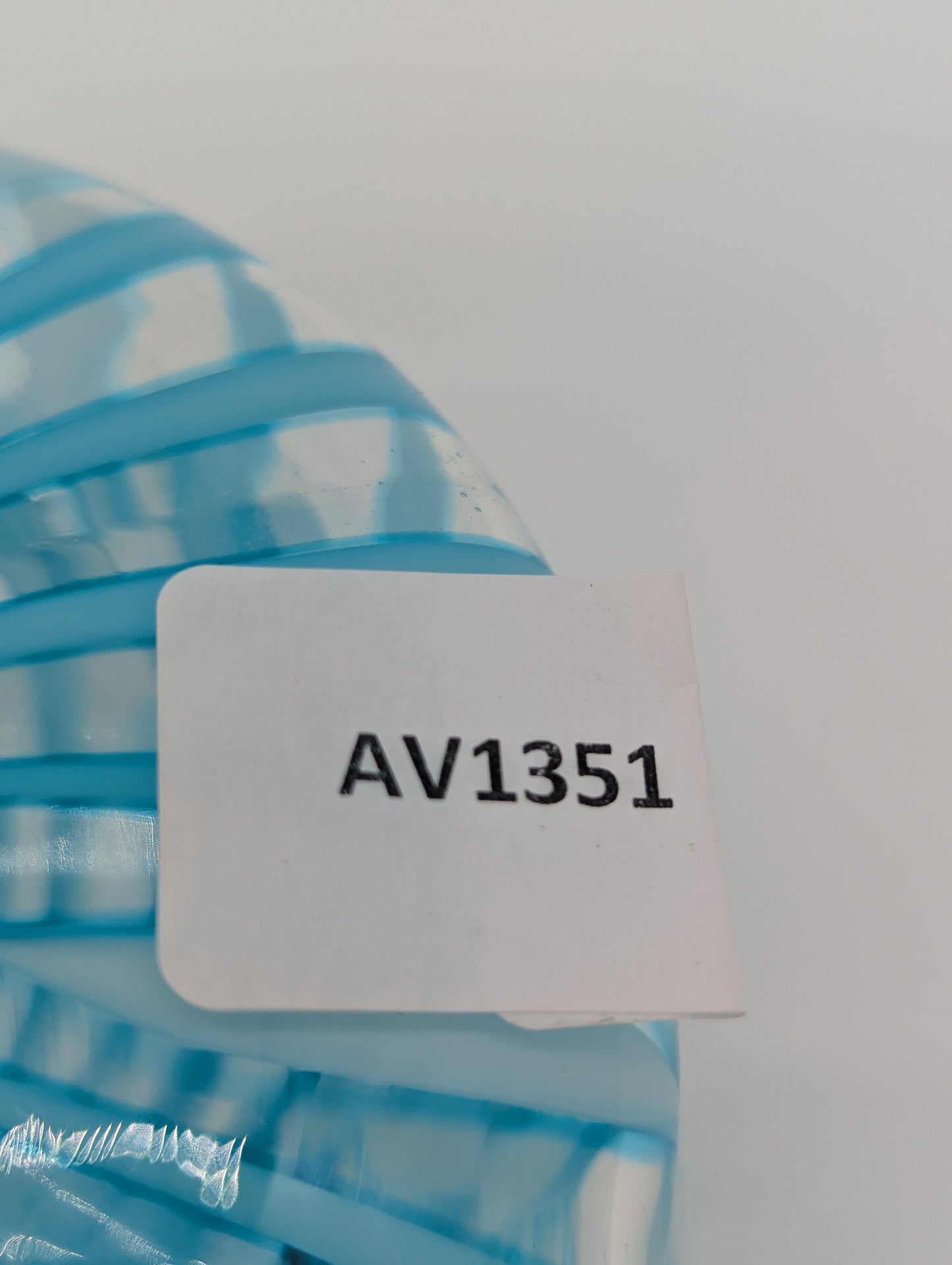 Glas Bonboniere Deckeldose in blau mit gestreiftem Design Süßigkeiten Dose