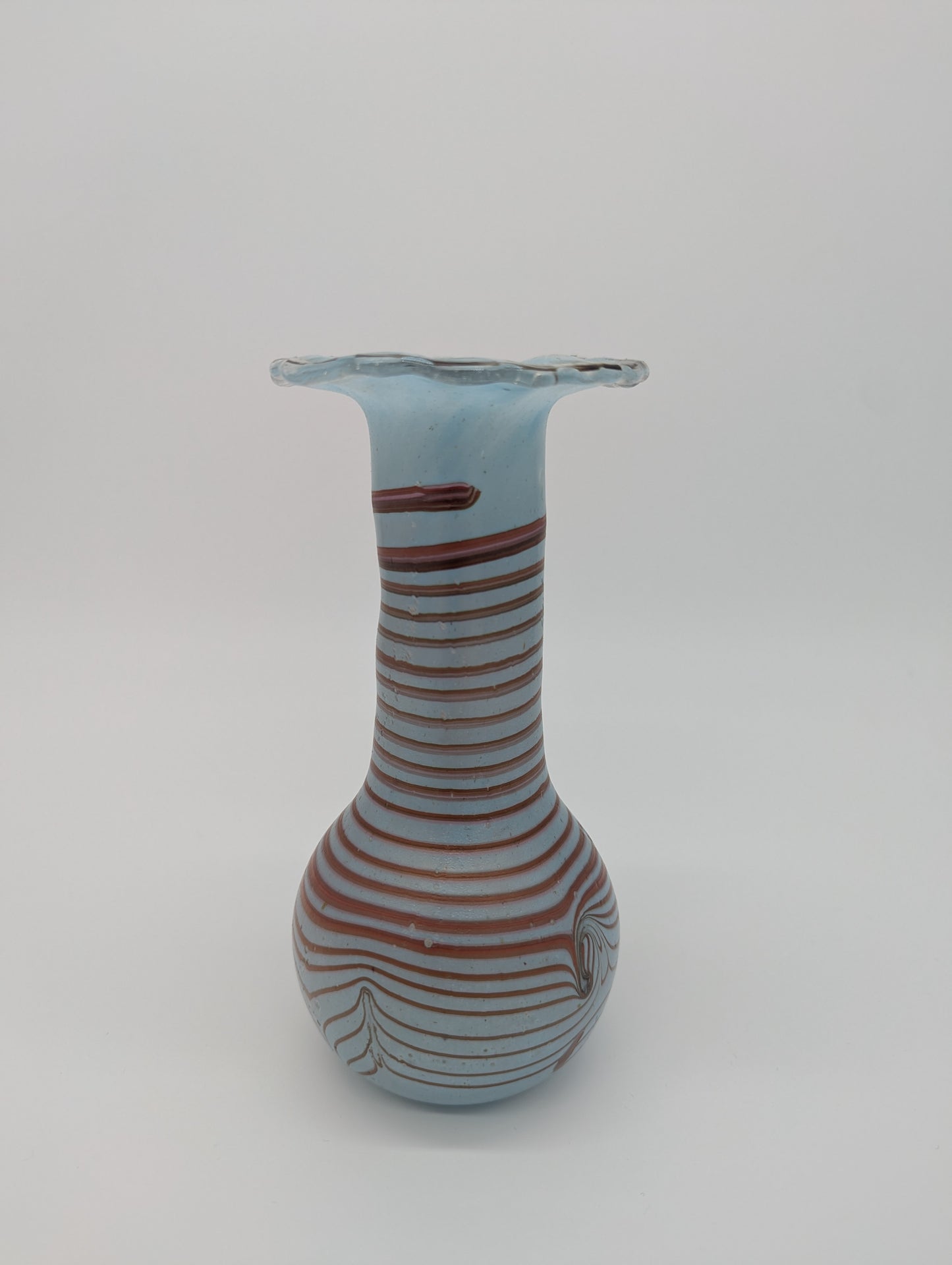 Erwin Eisch Studiglas Vase Glasvase Blumenvase signiert 1978 Künstlerglas