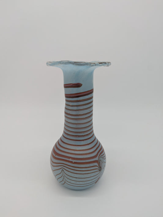 Erwin Eisch Studiglas Vase Glasvase Blumenvase signiert 1978 Künstlerglas