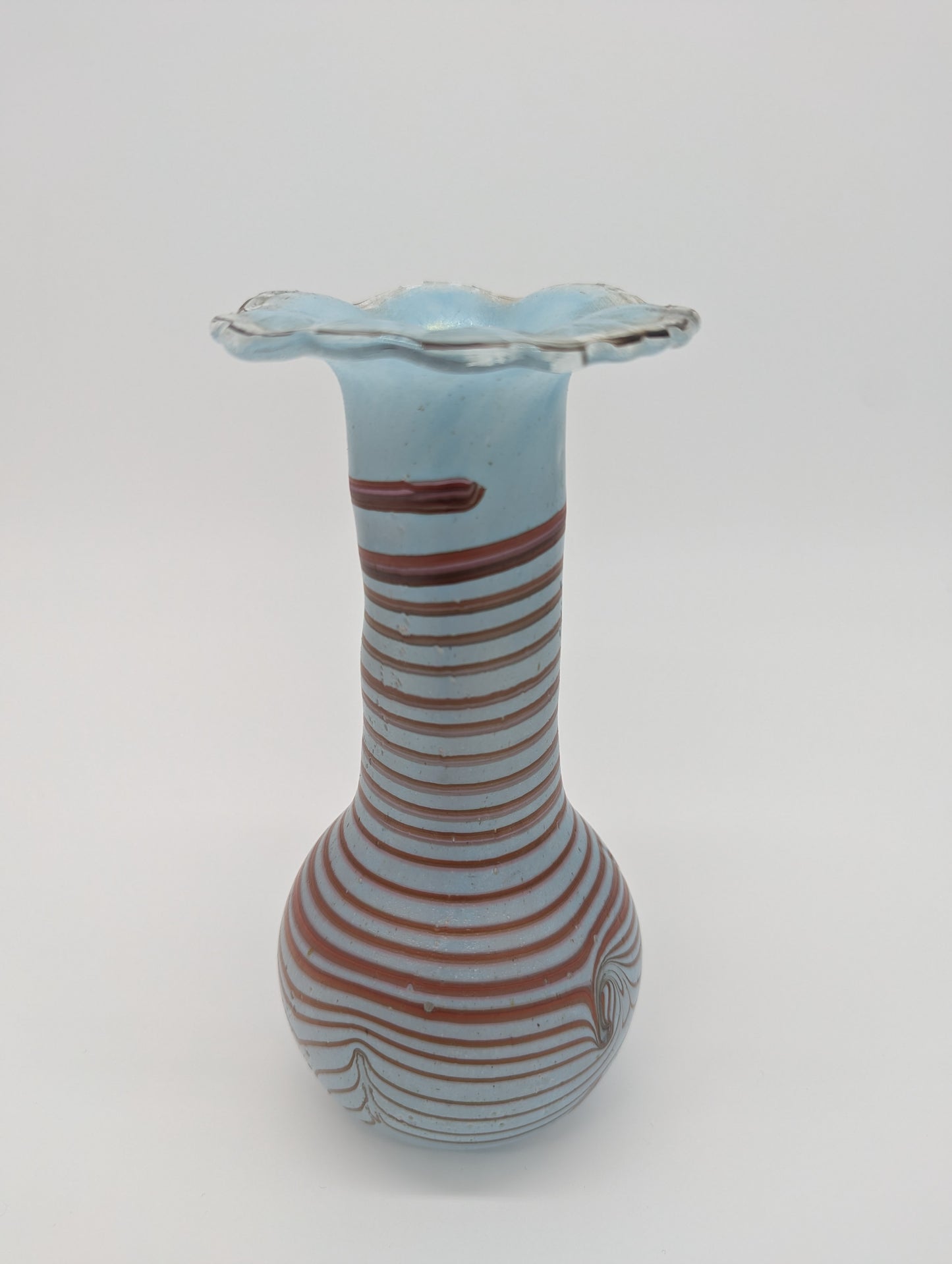 Erwin Eisch Studiglas Vase Glasvase Blumenvase signiert 1978 Künstlerglas