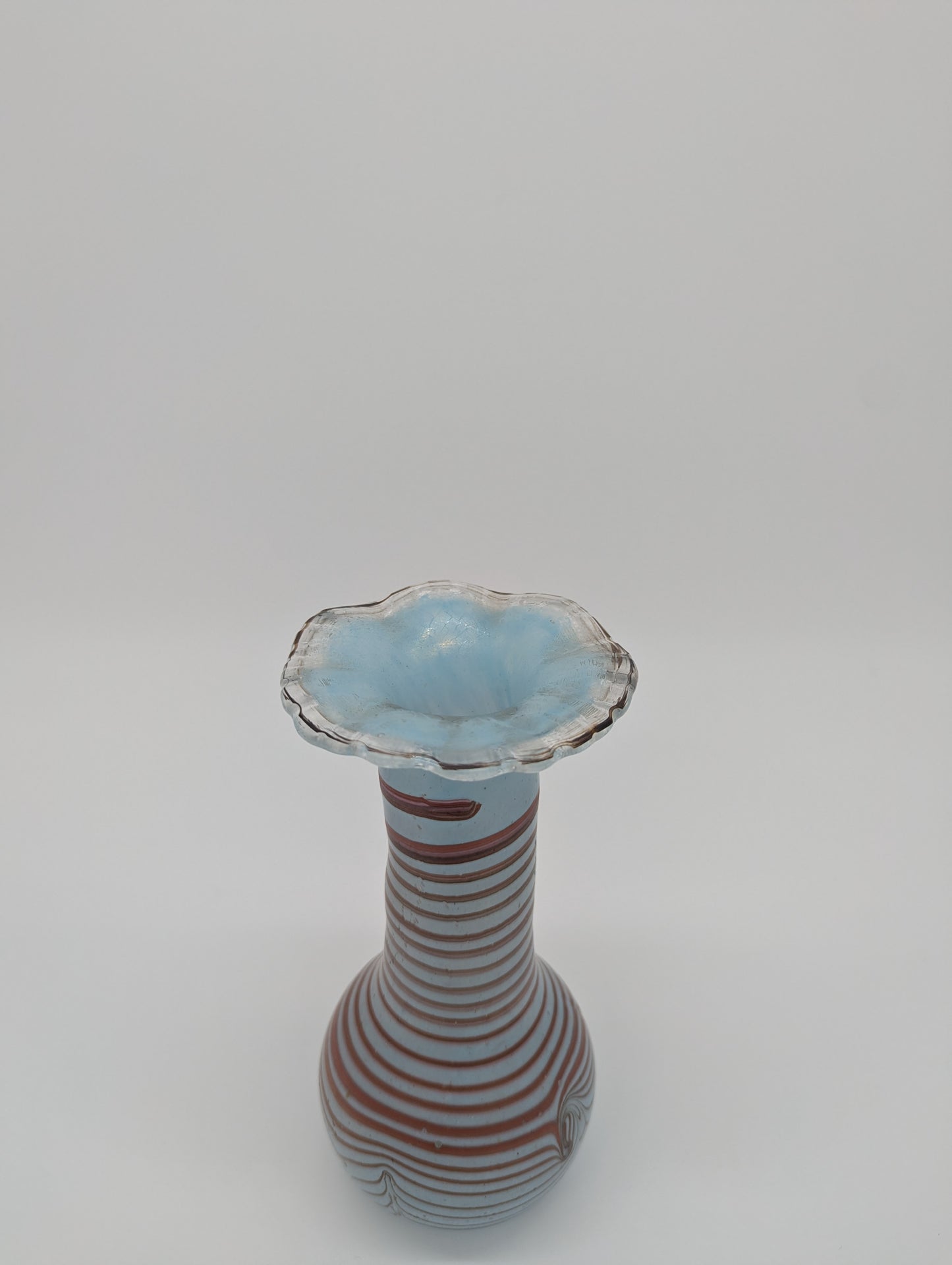 Erwin Eisch Studiglas Vase Glasvase Blumenvase signiert 1978 Künstlerglas