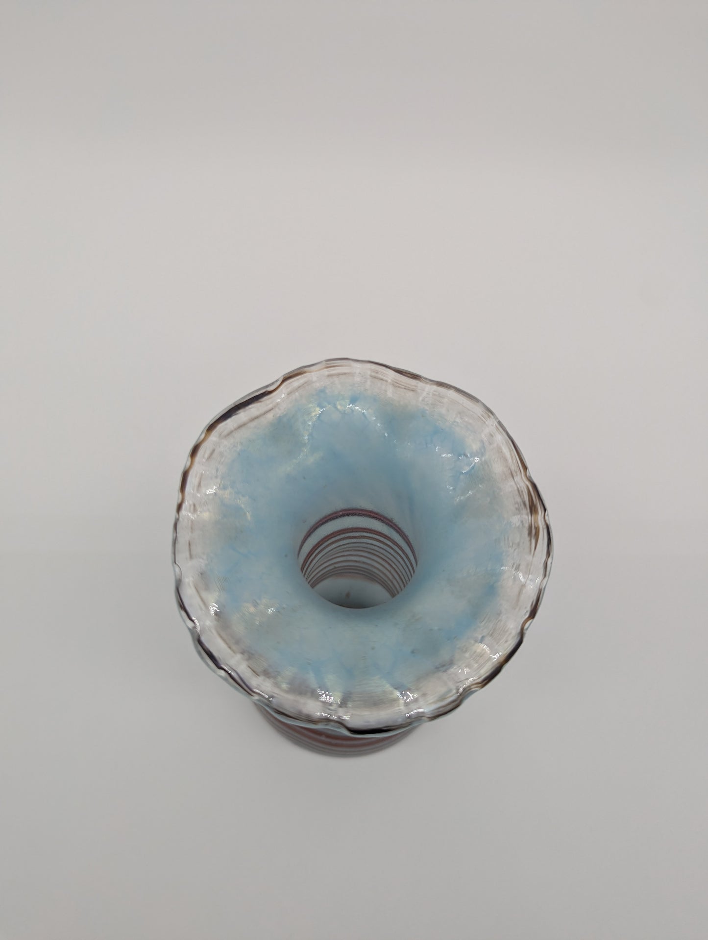 Erwin Eisch Studiglas Vase Glasvase Blumenvase signiert 1978 Künstlerglas