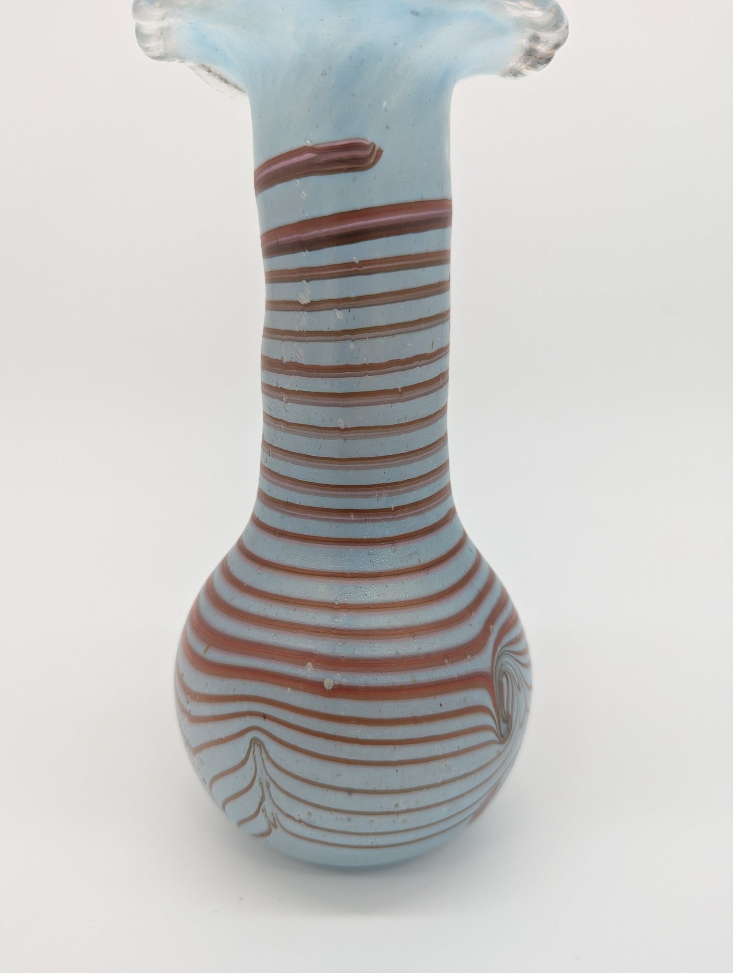 Erwin Eisch Studiglas Vase Glasvase Blumenvase signiert 1978 Künstlerglas