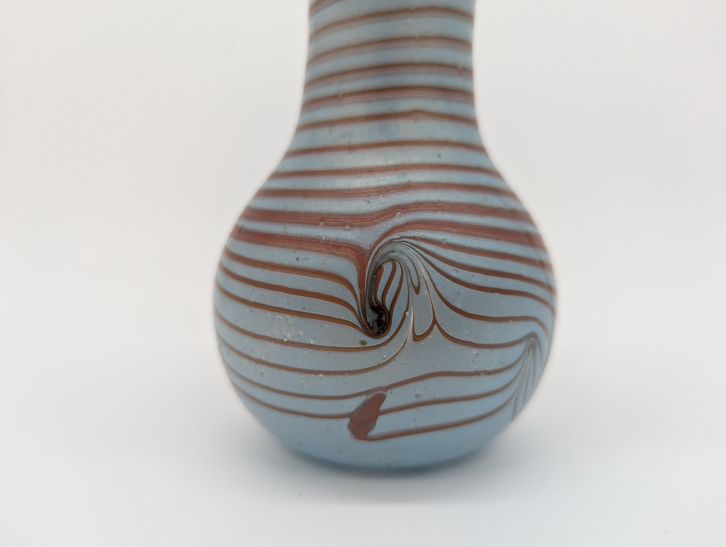 Erwin Eisch Studiglas Vase Glasvase Blumenvase signiert 1978 Künstlerglas