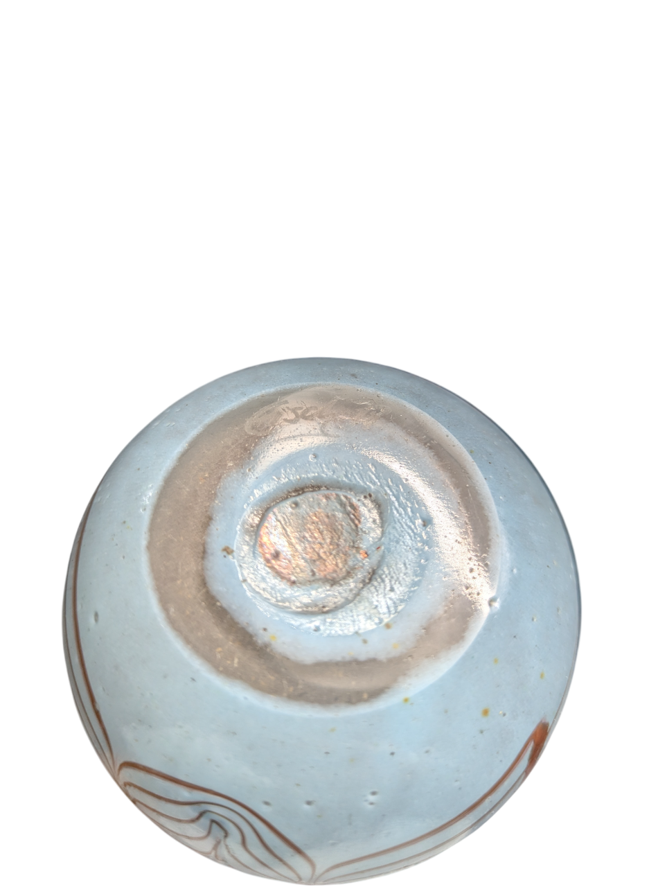 Erwin Eisch Studiglas Vase Glasvase Blumenvase signiert 1978 Künstlerglas