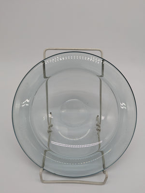 Holmegaard Glasteller Kristallglas aus Dänemark Designer signiert 1961 Vintage