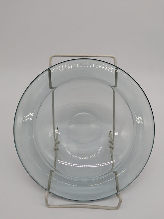 Holmegaard Glasteller Kristallglas aus Dänemark Designer signiert 1961 Vintage