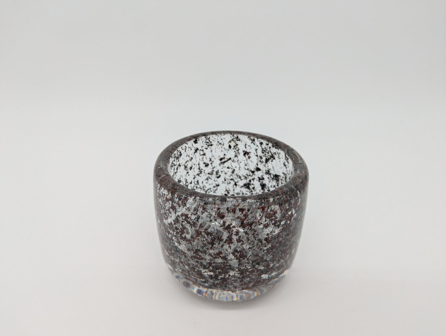 Glas Schalen Set 2-teilig Studioglas Design Vintage Dekoschale Handarbeit