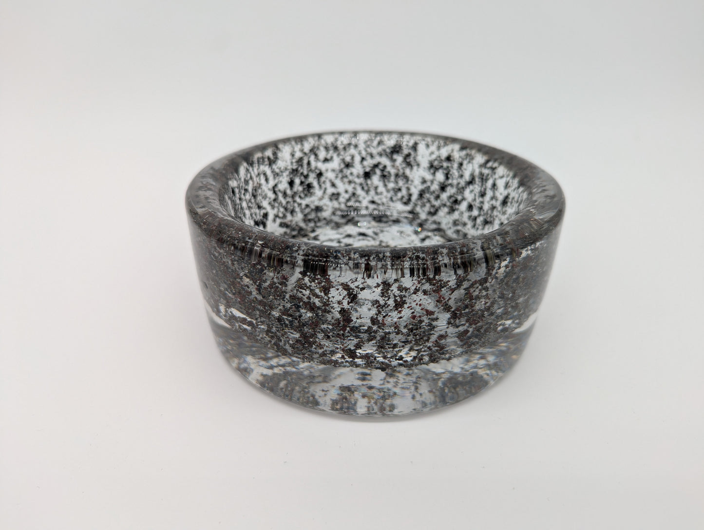 Glas Schalen Set 2-teilig Studioglas Design Vintage Dekoschale Handarbeit