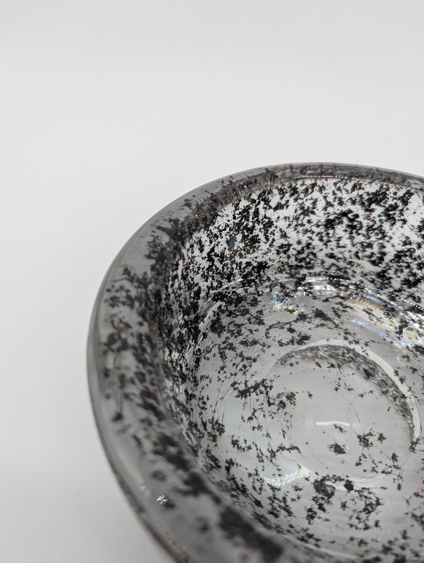 Glas Schalen Set 2-teilig Studioglas Design Vintage Dekoschale Handarbeit