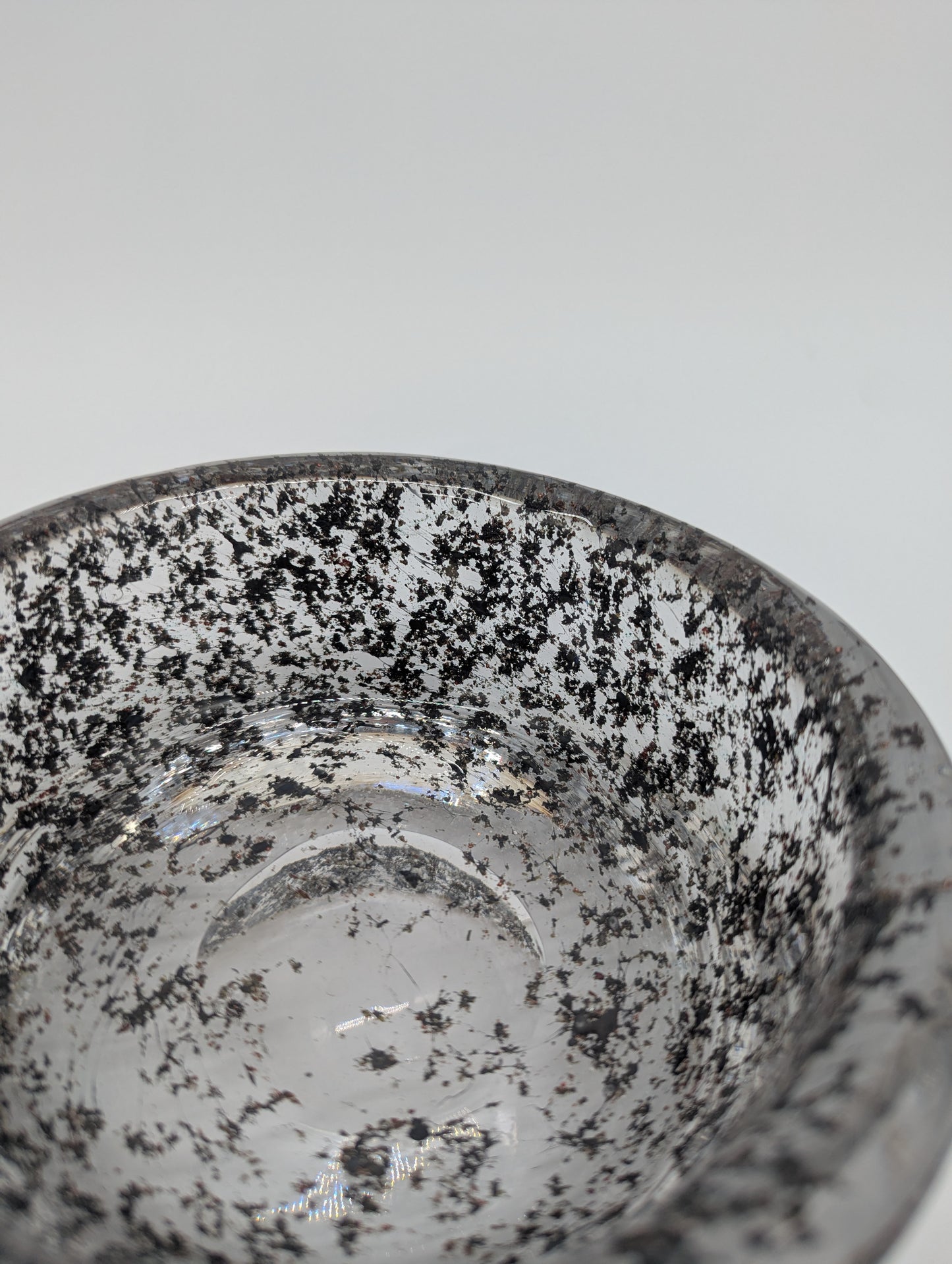 Glas Schalen Set 2-teilig Studioglas Design Vintage Dekoschale Handarbeit