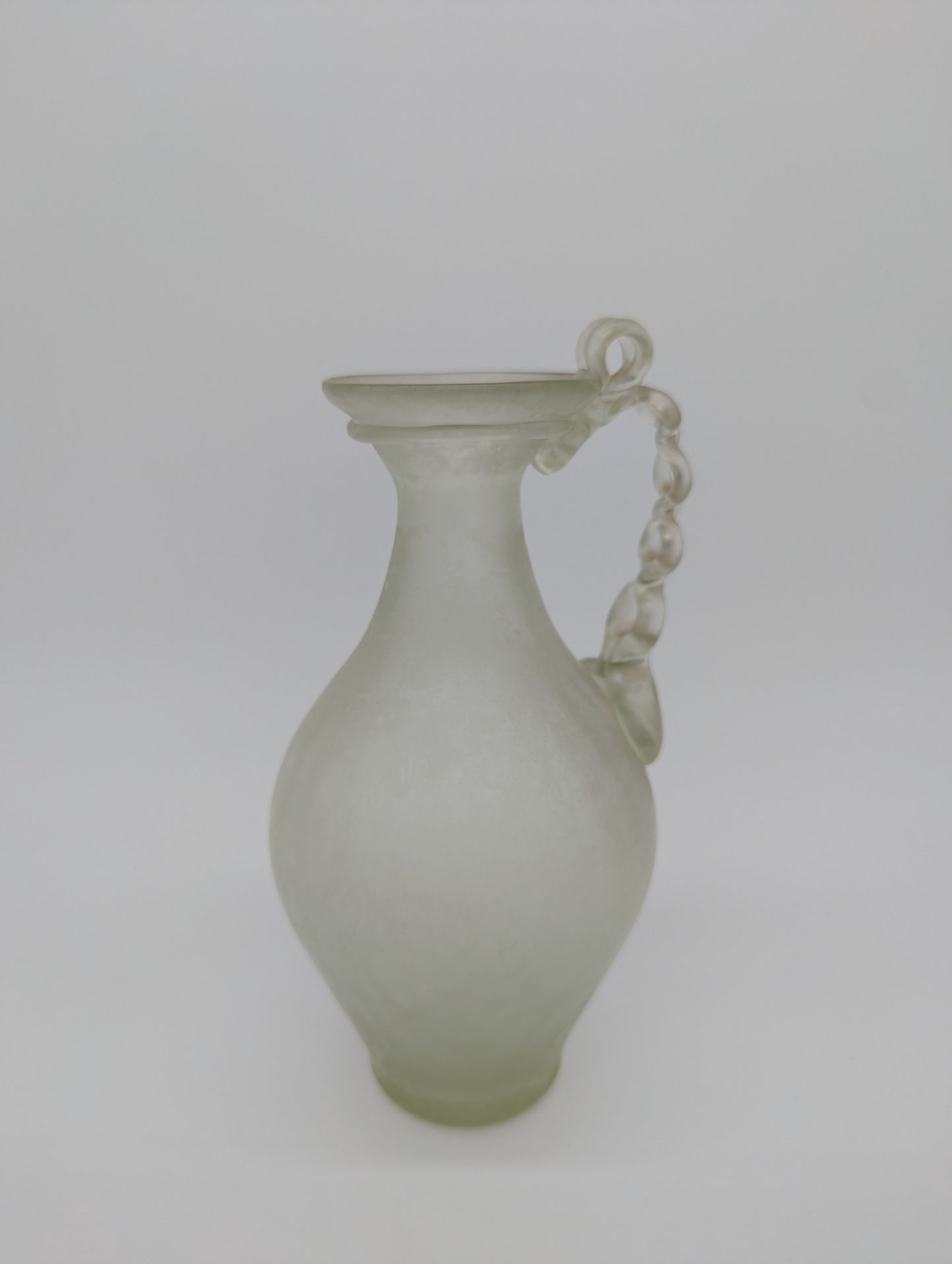 CCAA Studioglas Vase Köln signiert Designglas römischer Stil Blumenvase