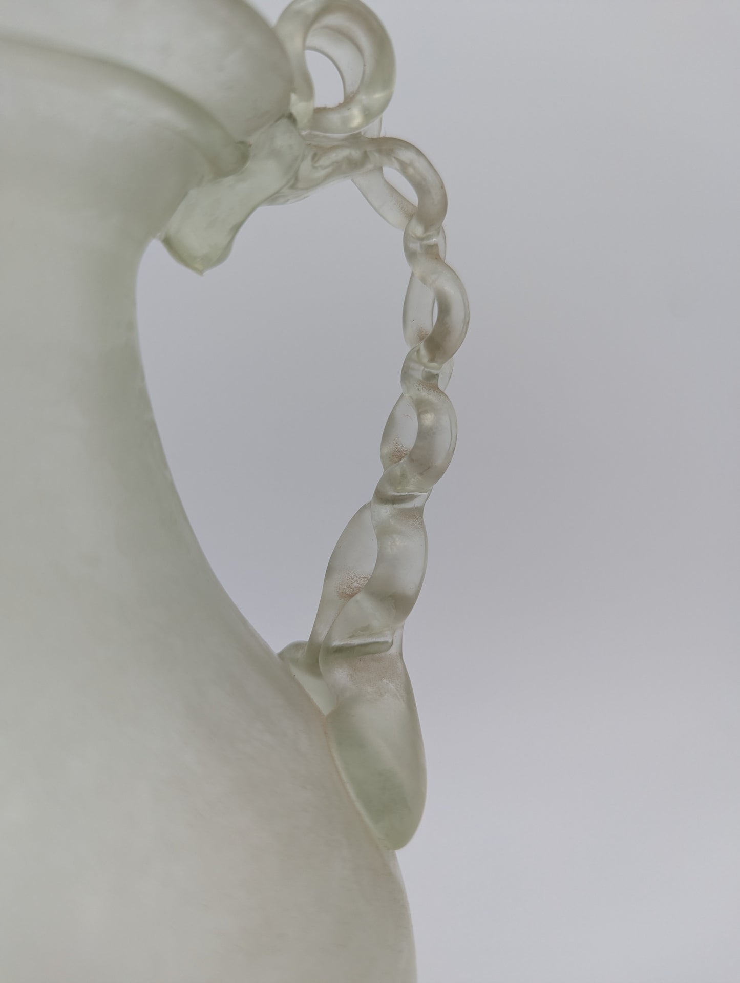 CCAA Studioglas Vase Köln signiert Designglas römischer Stil Blumenvase