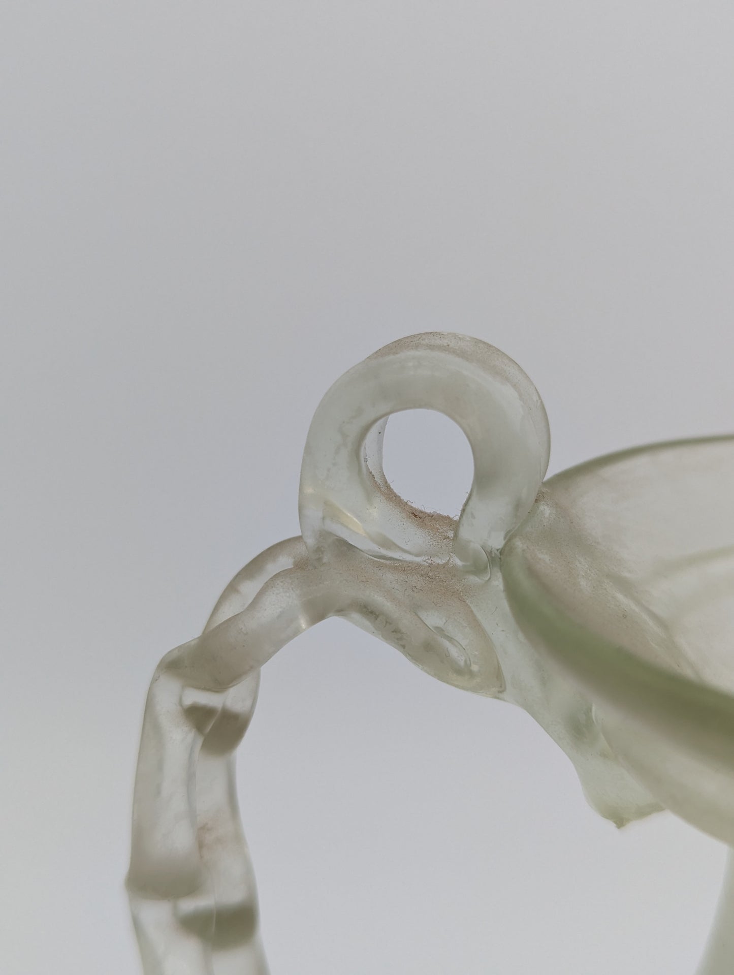 CCAA Studioglas Vase Köln signiert Designglas römischer Stil Blumenvase