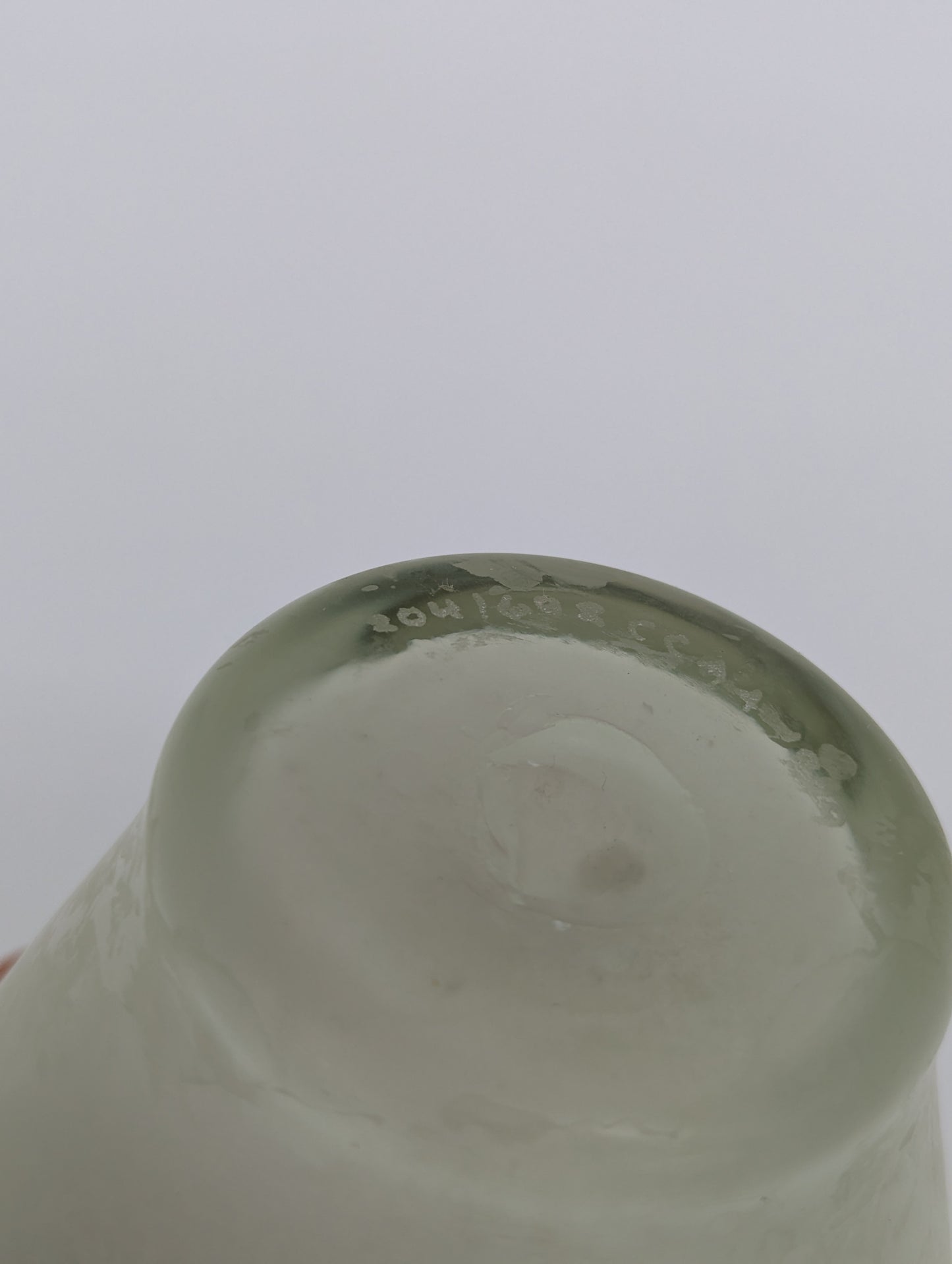 CCAA Studioglas Vase Köln signiert Designglas römischer Stil Blumenvase