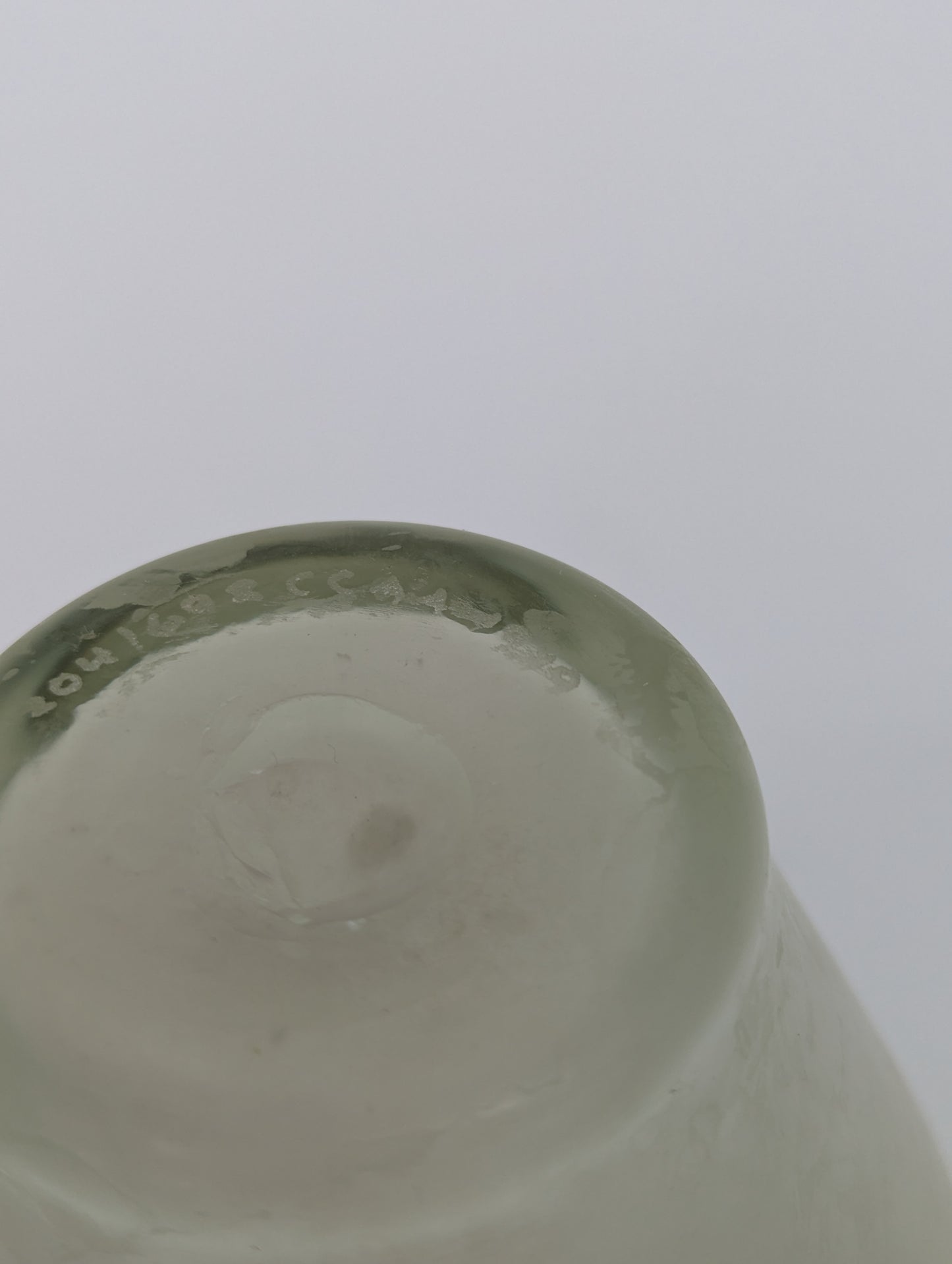 CCAA Studioglas Vase Köln signiert Designglas römischer Stil Blumenvase