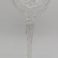 Signiertes Weinglas Kristallglas Twist Stem Designglas Vintage Studioglas