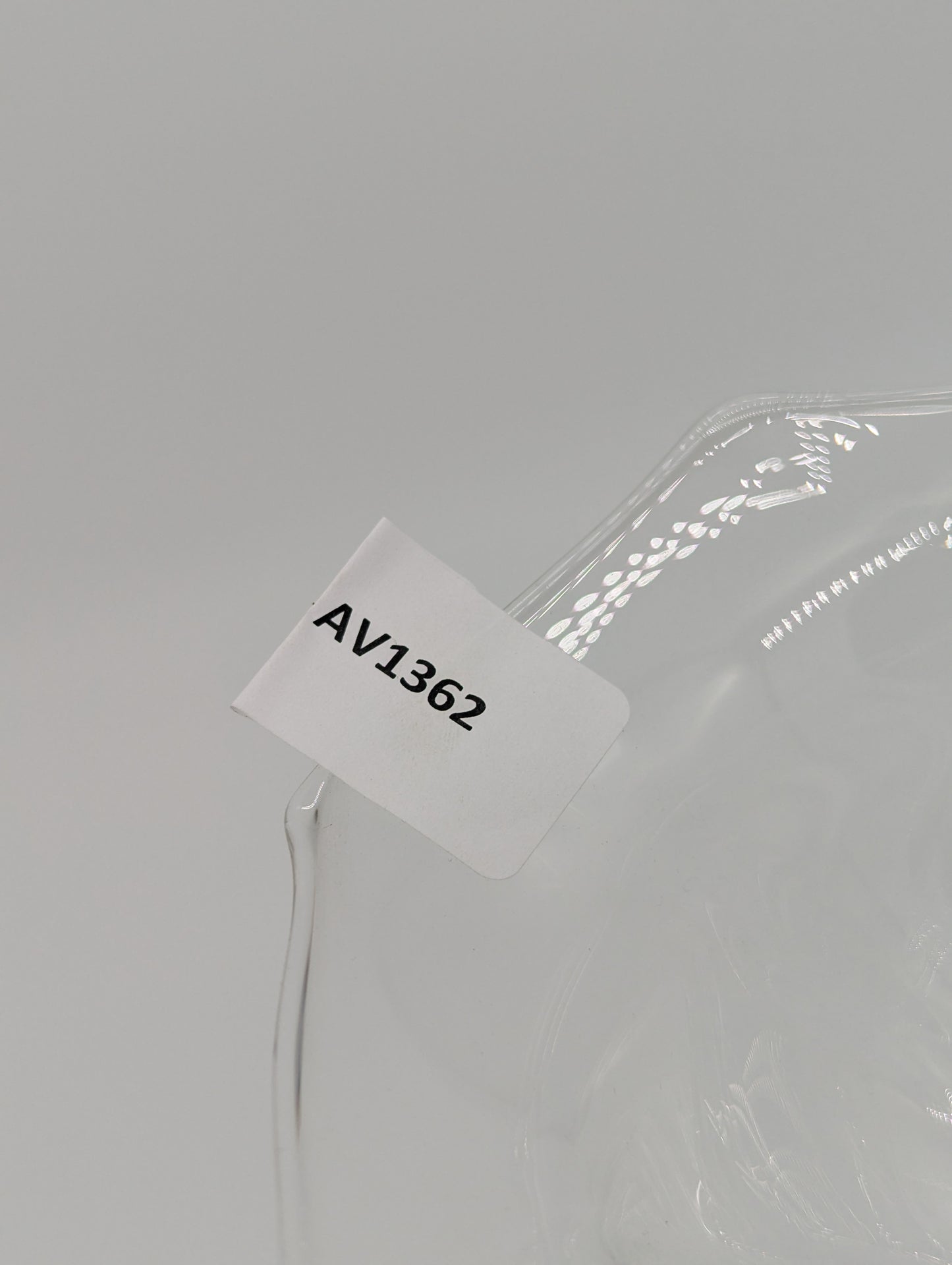 Signiertes Weinglas Kristallglas Twist Stem Designglas Vintage Studioglas