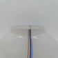 Kosta Boda Vase Glasvase signiert Studioglas Vintage mit bunten Streifen