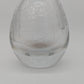 Glasvase Vintage Kristalloptik Designglas Tropfenform Studioglas Dekovase