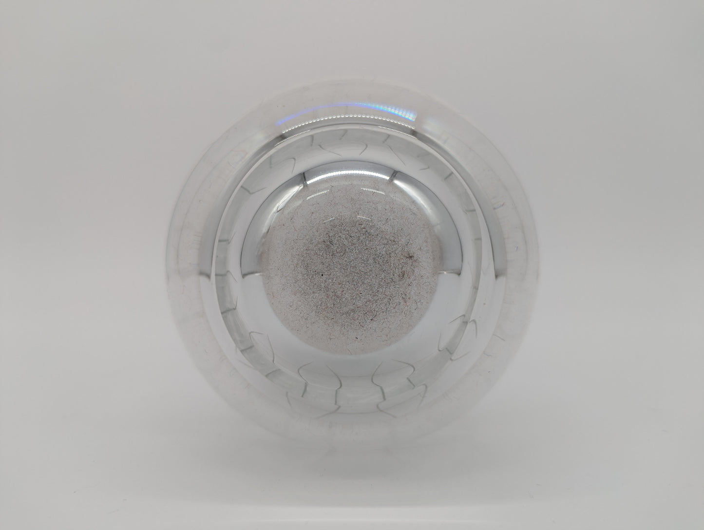 Glasvase Vintage Kristalloptik Designglas Tropfenform Studioglas Dekovase