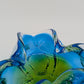 Murano Stil Glasschale Schale Bonboniere aus buntem Glas Vintage Deko