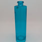 Glas Karaffe Vase Blumenvase von Sandra Rich aus blauem Glas Vintage Deko