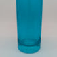 Glas Karaffe Vase Blumenvase von Sandra Rich aus blauem Glas Vintage Deko